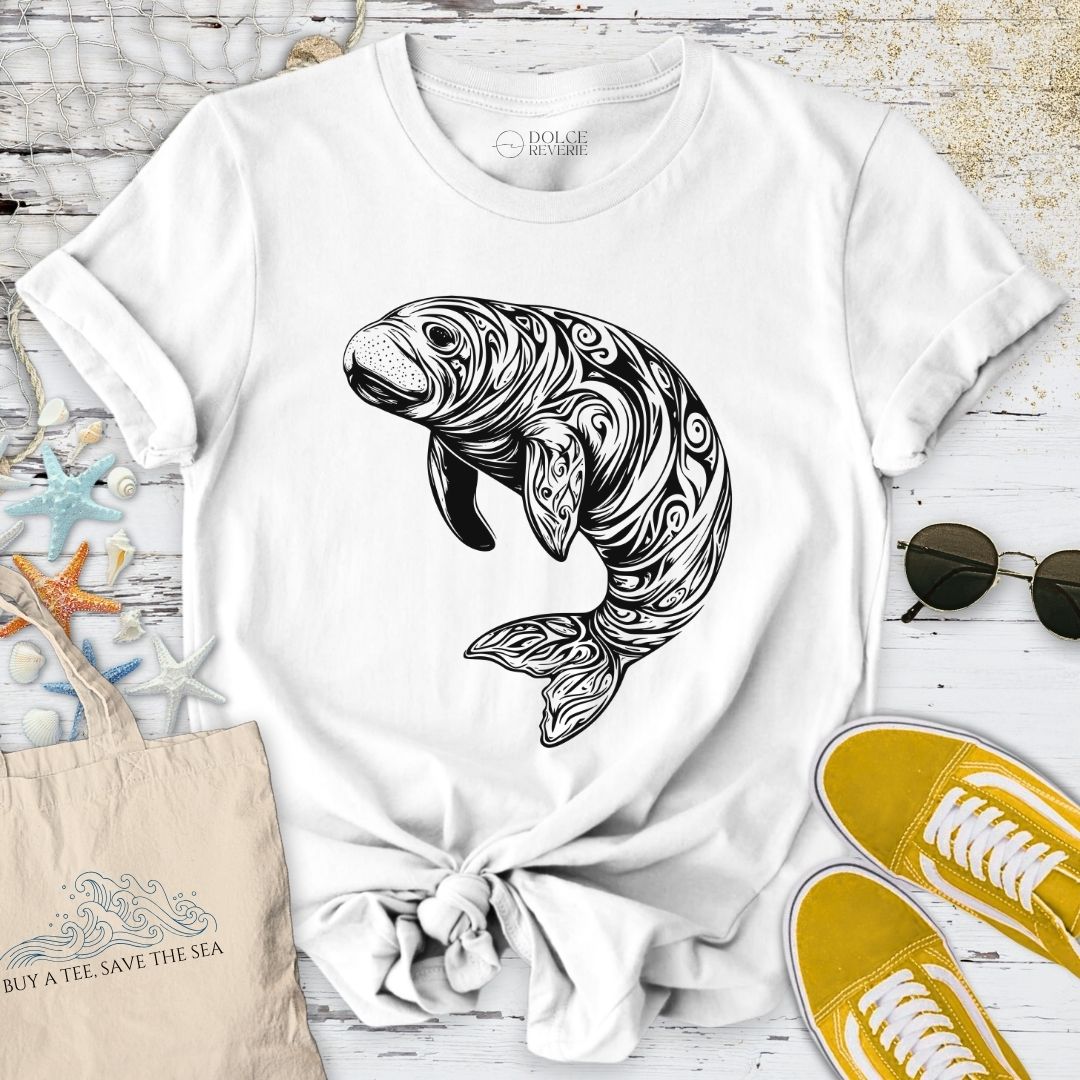 Tribal Manatee T-Shirt