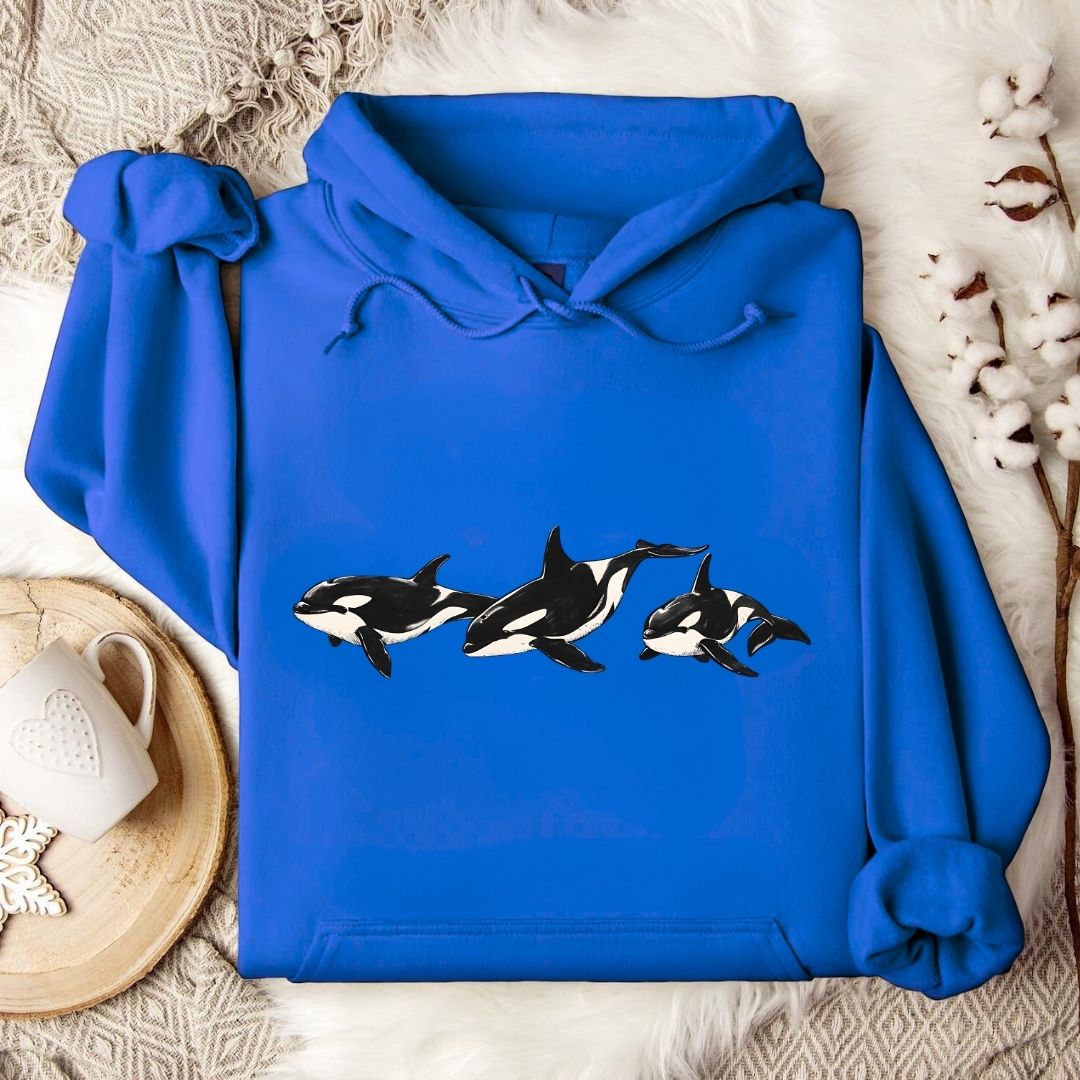3 Vintage Orcas Hoodie