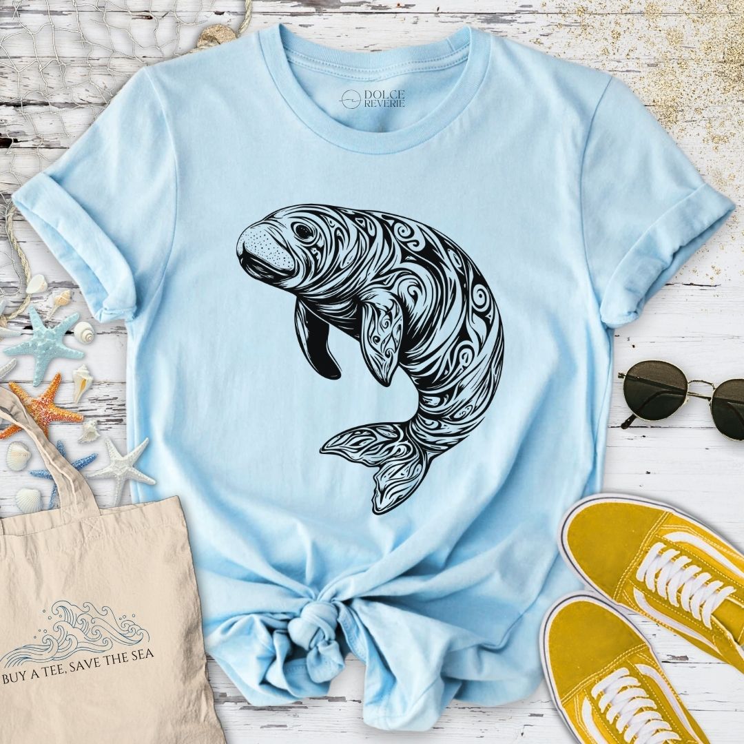 Tribal Manatee T-Shirt