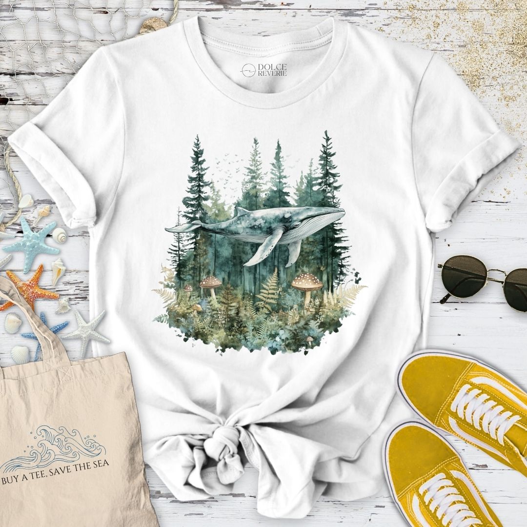Forest Whale Dreams T-Shirt
