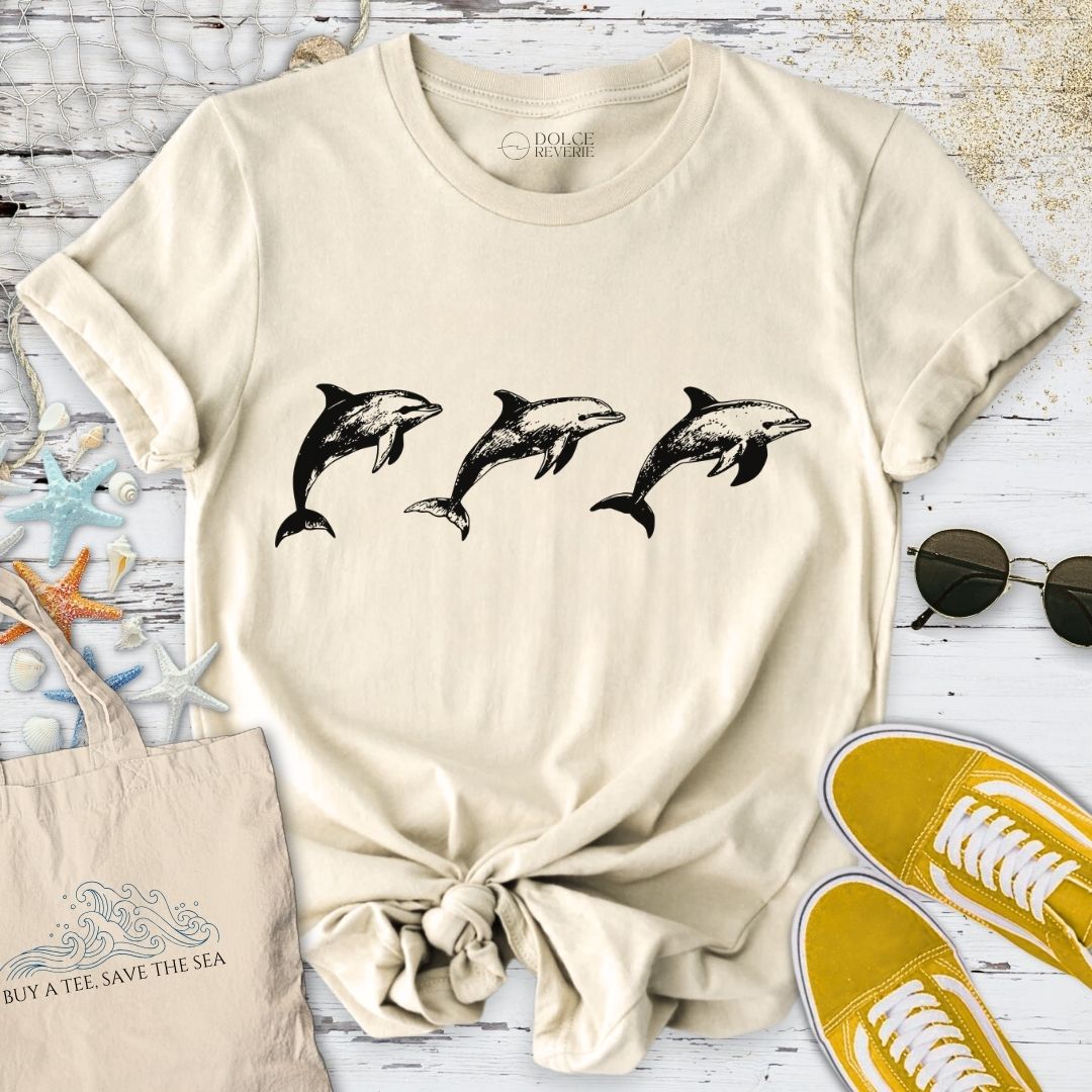 3 Jumping Dolphins T-Shirt