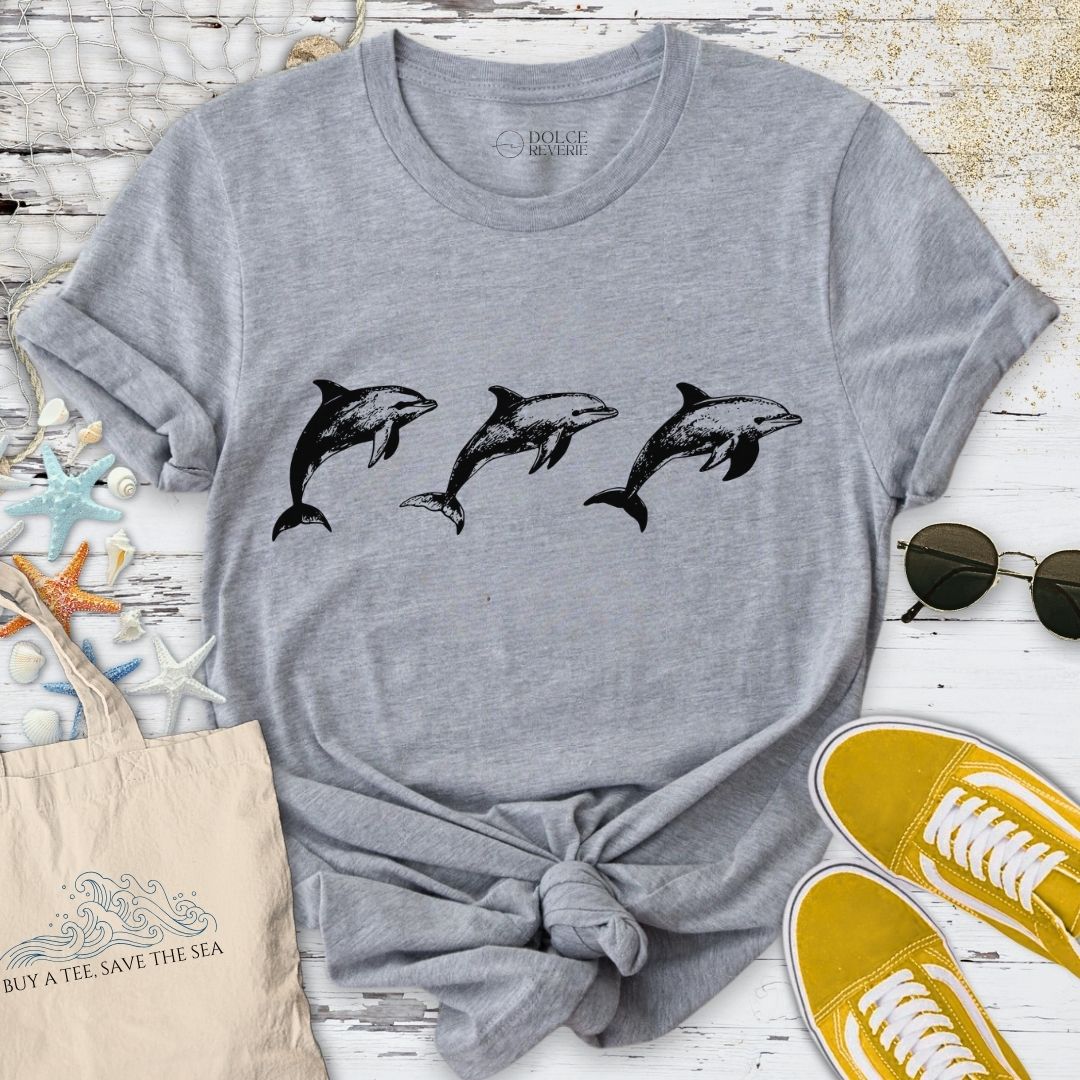 3 Jumping Dolphins T-Shirt