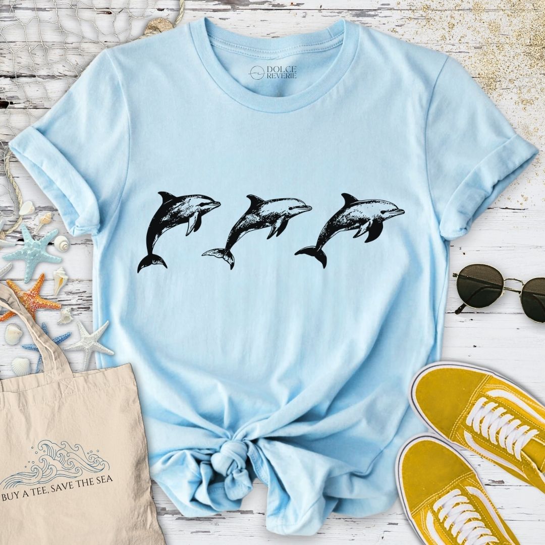 3 Jumping Dolphins T-Shirt