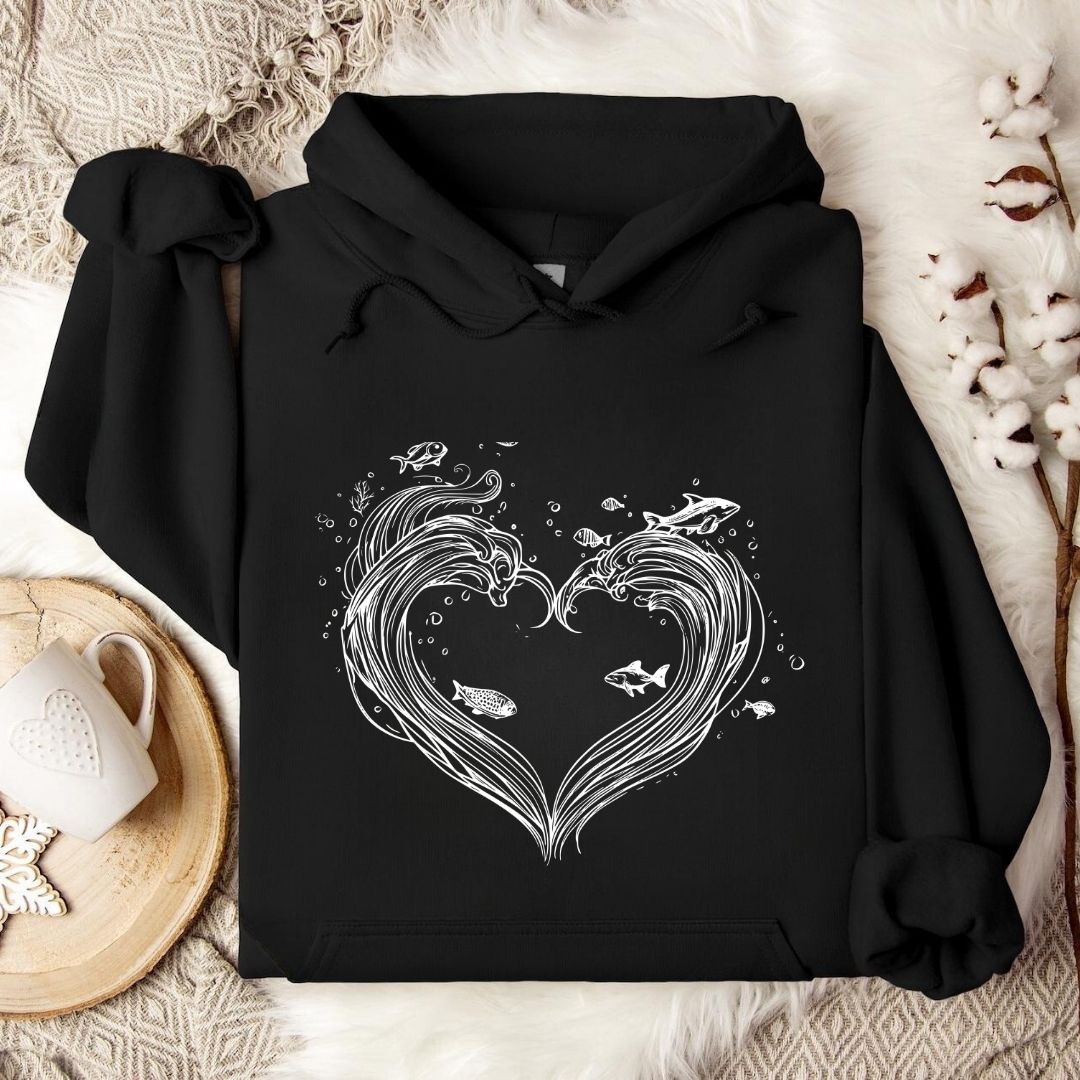 Heart Waves Hoodie