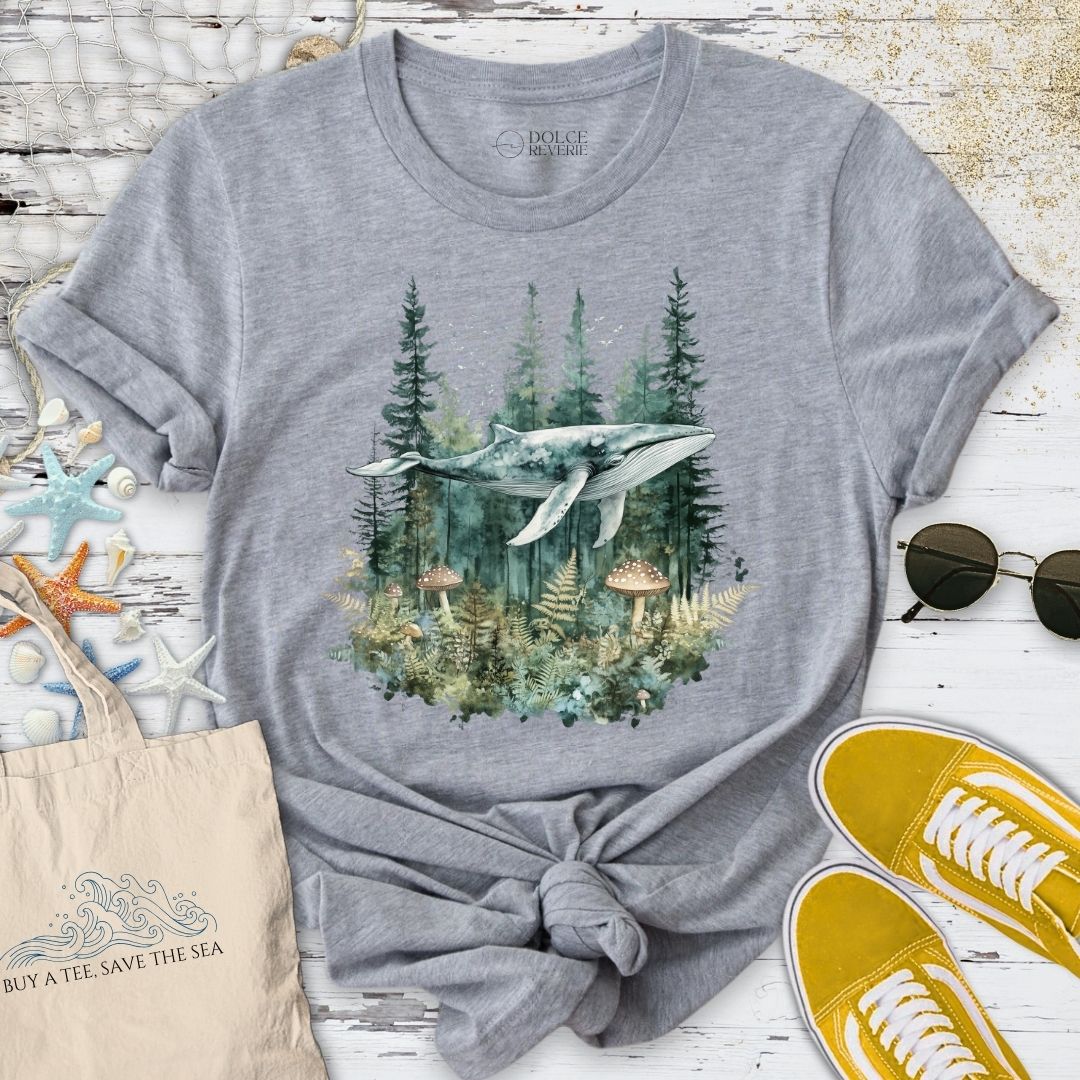 Forest Whale Dreams T-Shirt