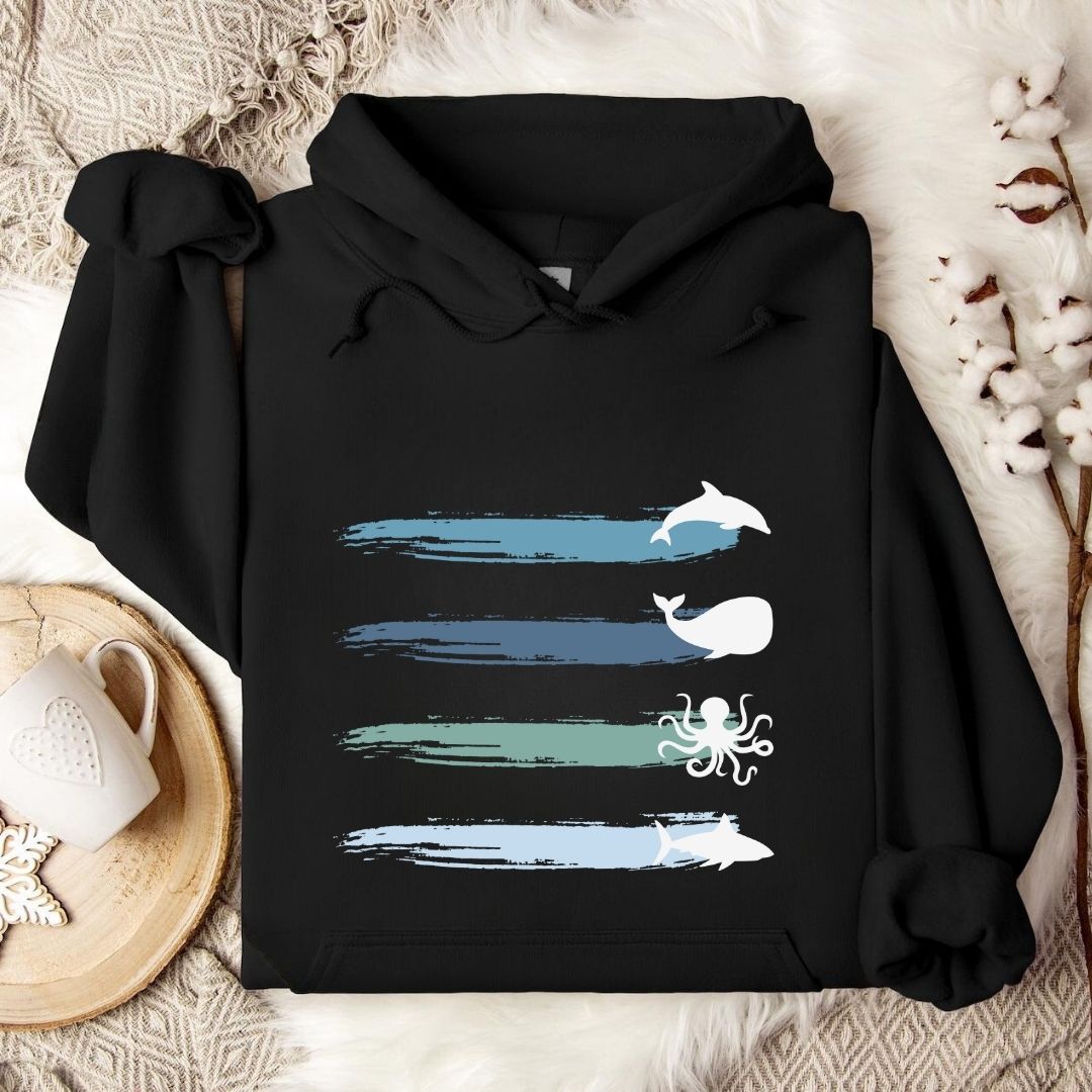 Marine Paths Hoodie