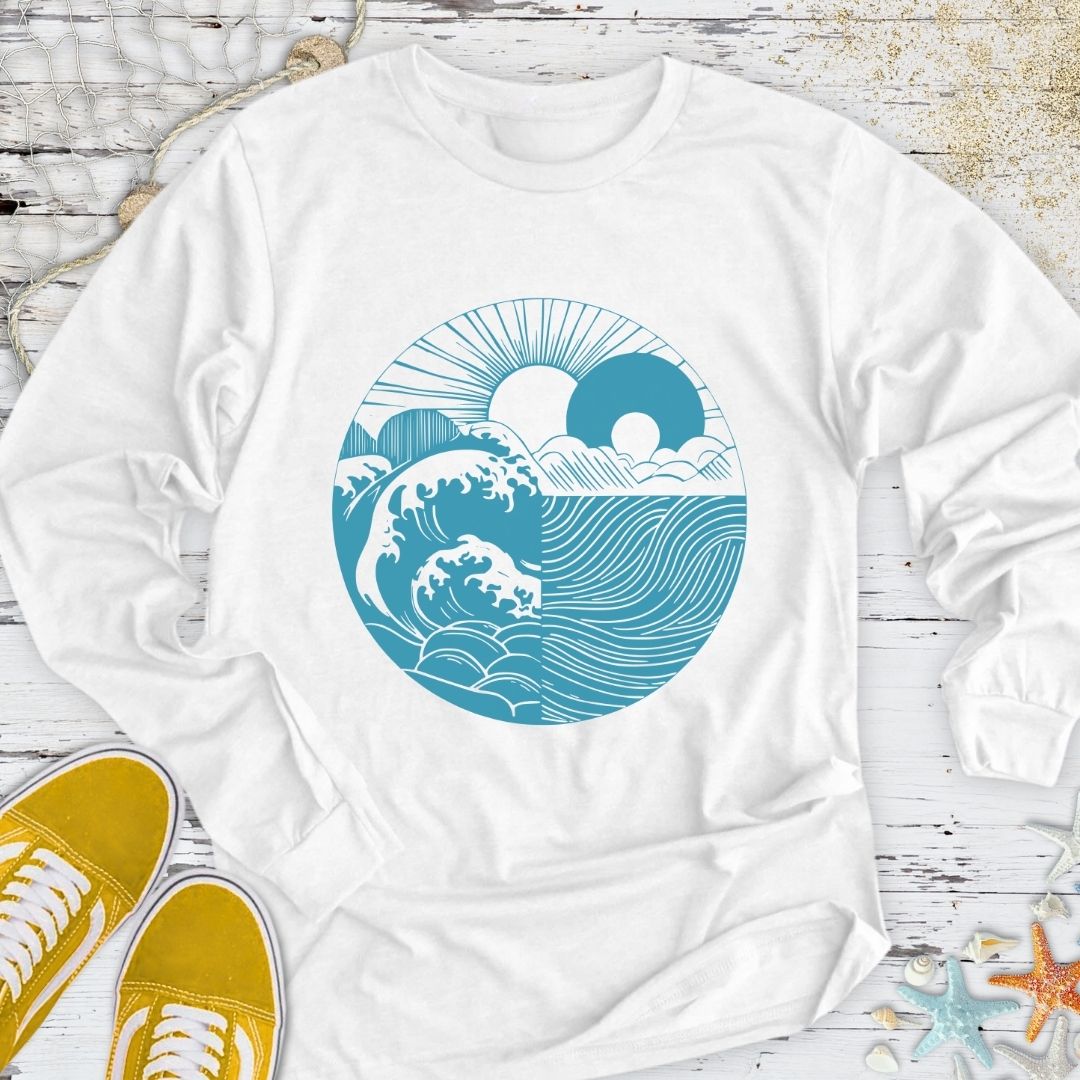 Sun & Sea Harmony Long Sleeve Tee