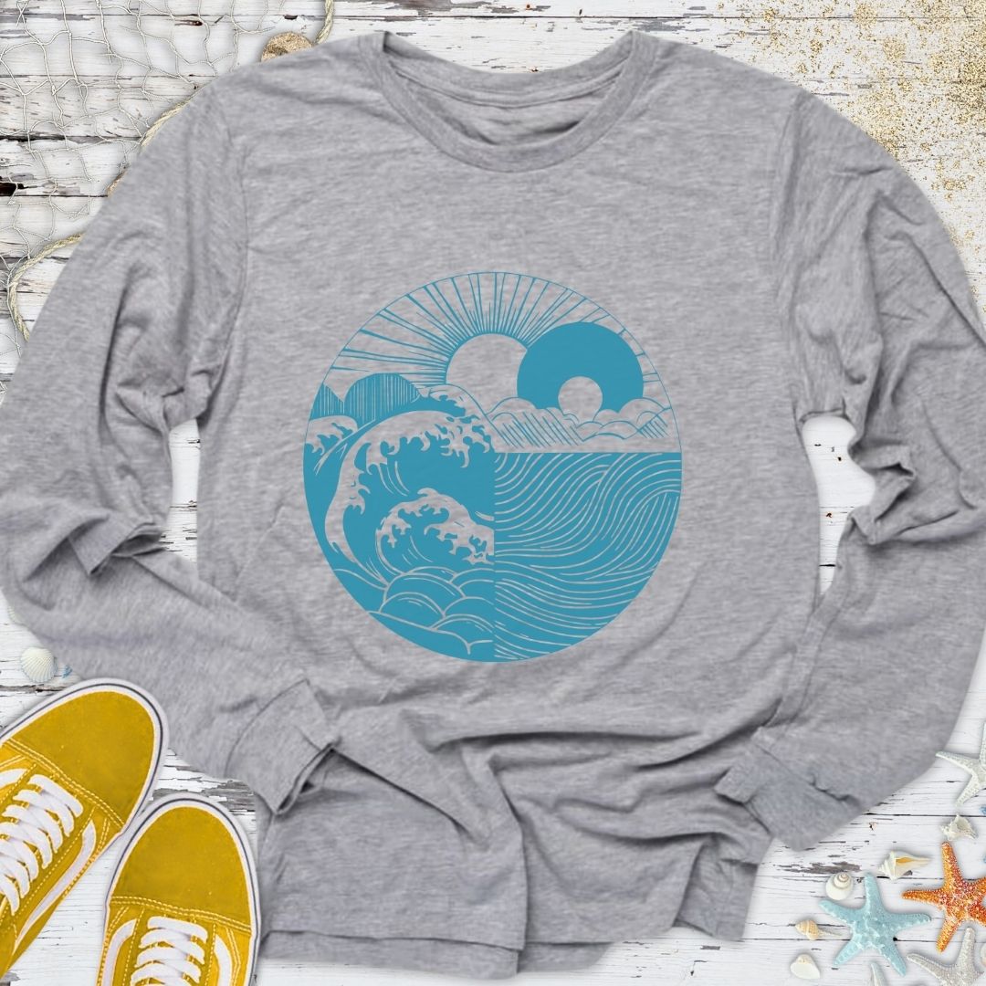 Sun & Sea Harmony Long Sleeve Tee