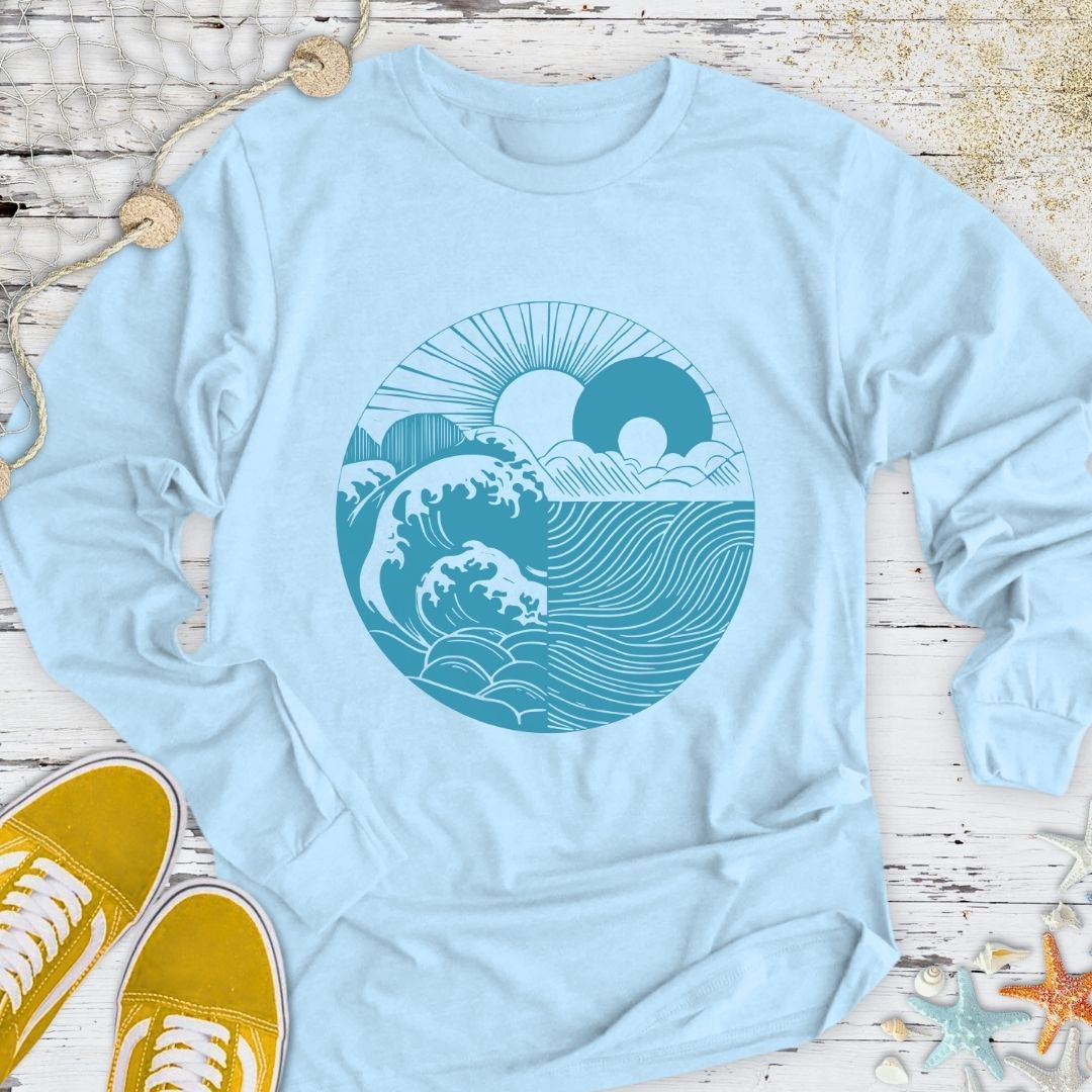 Sun & Sea Harmony Long Sleeve Tee