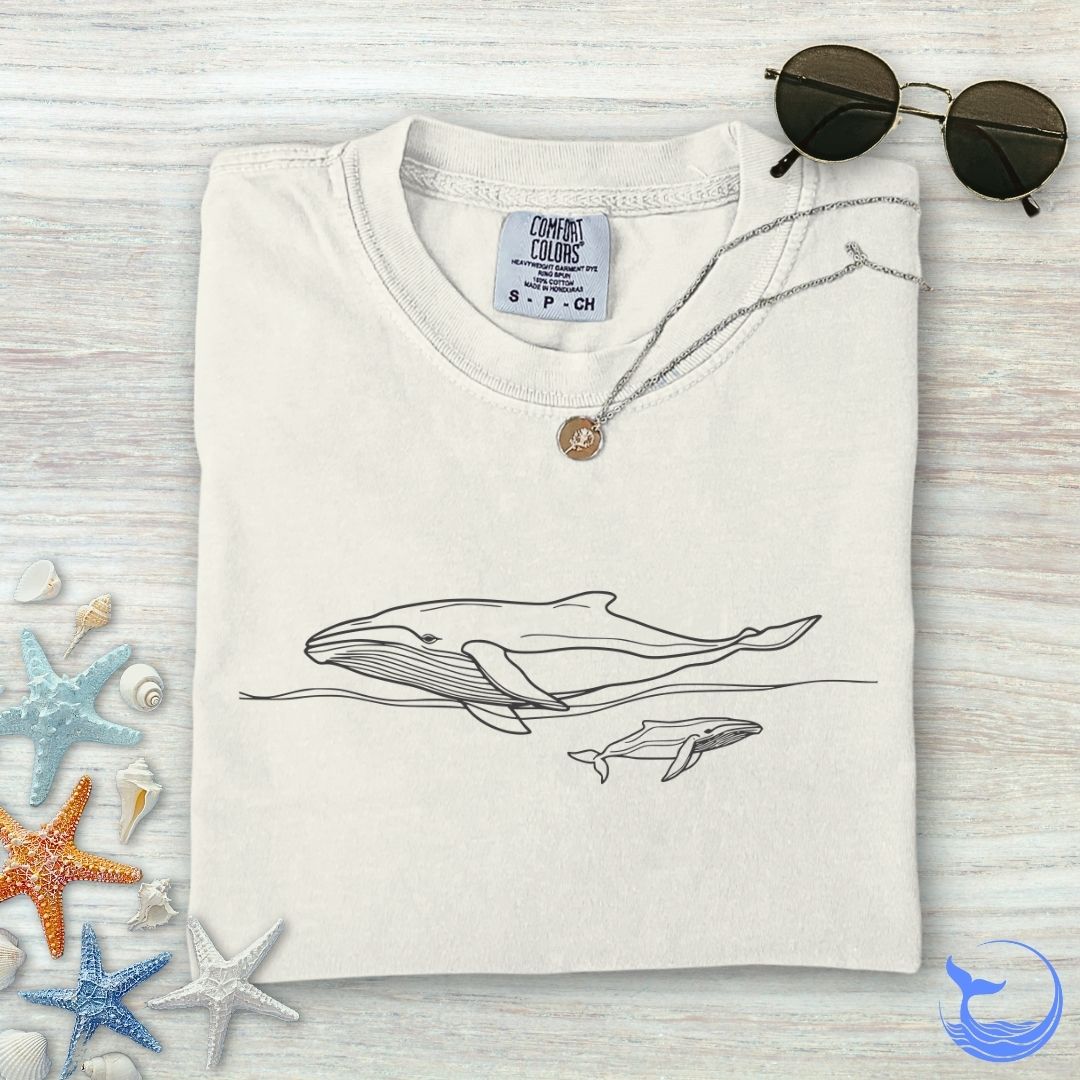 Humpback Whale Comfort Colors T-Shirt