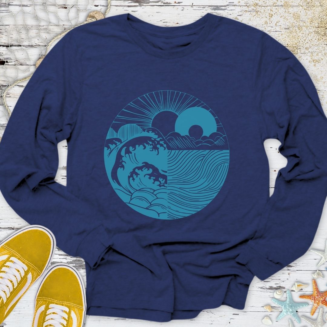 Sun & Sea Harmony Long Sleeve Tee