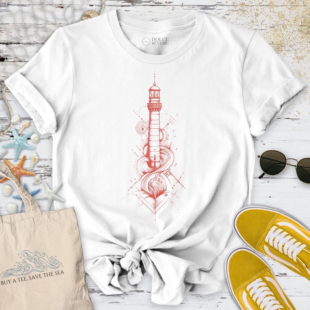 Geometric Lighthouse T-Shirt