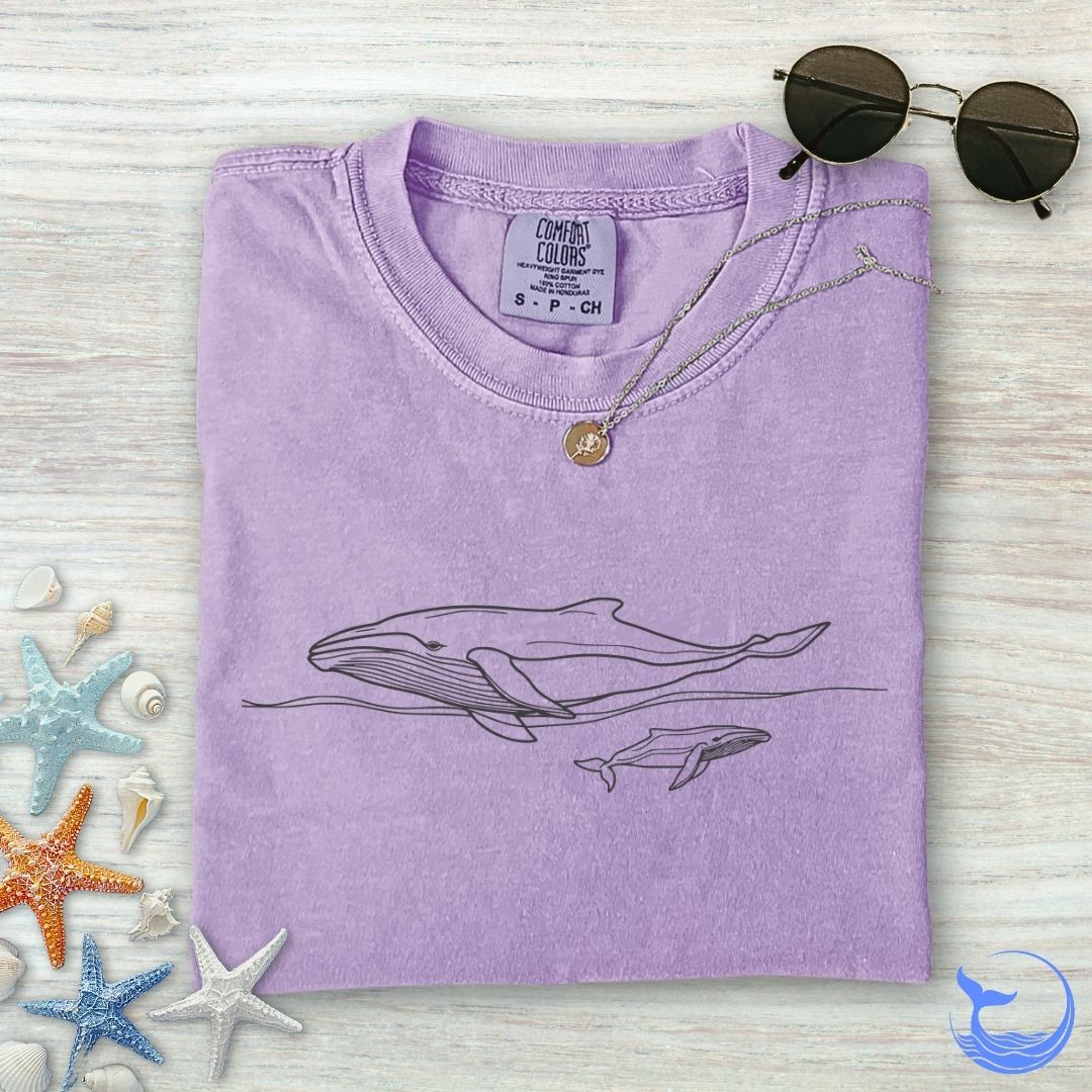 Humpback Whale Comfort Colors T-Shirt