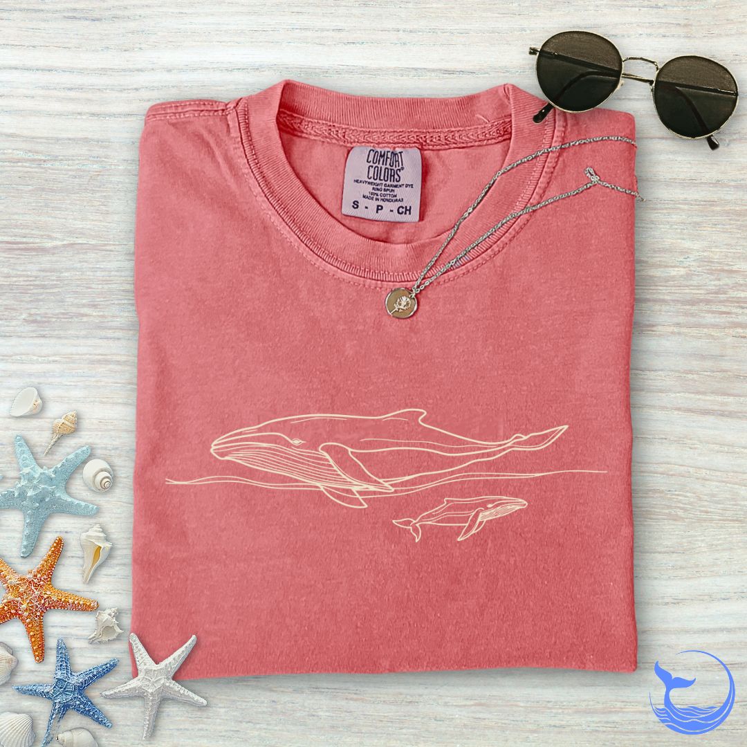 Humpback Whale Comfort Colors T-Shirt