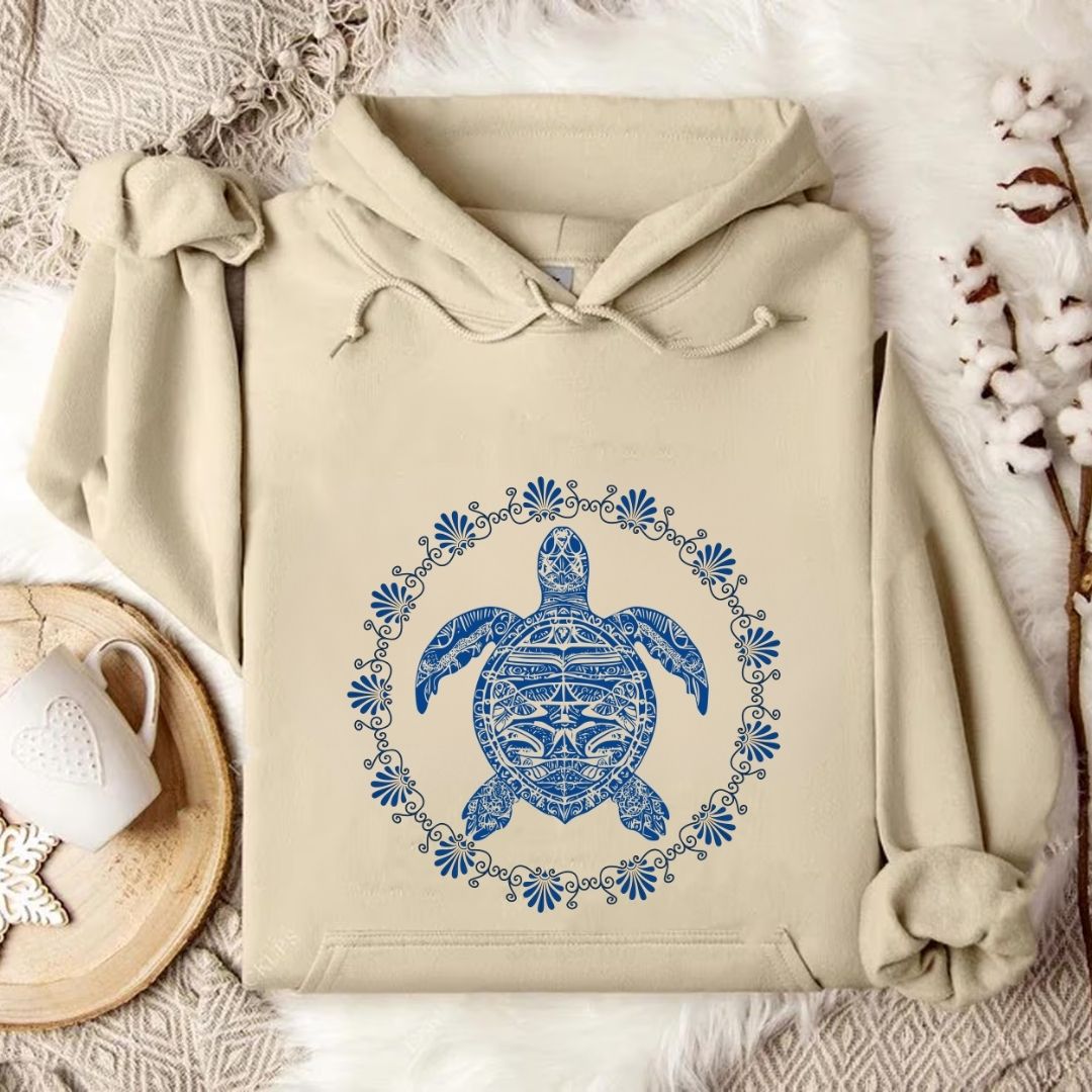 Mandala Turtle Hoodie