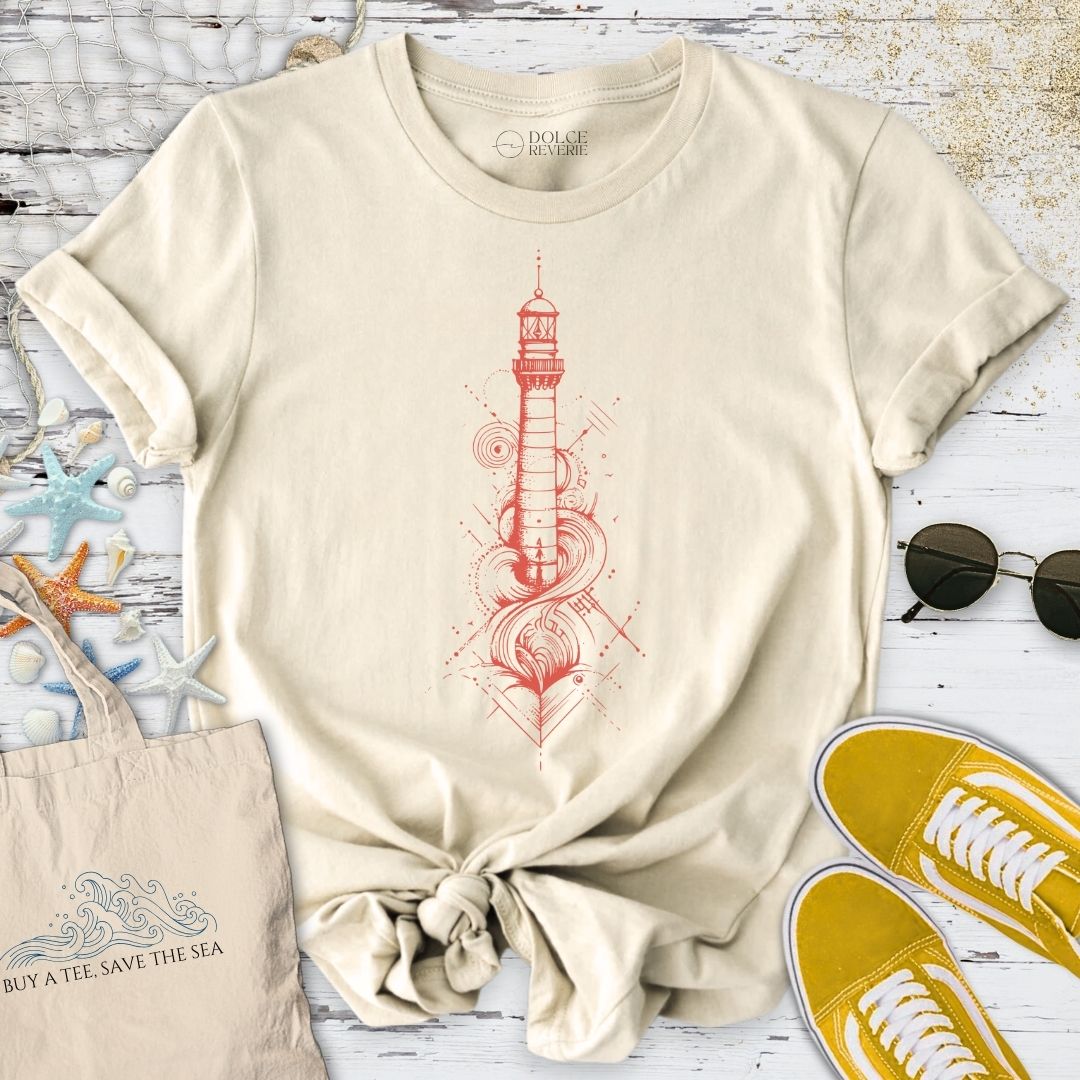 Geometric Lighthouse T-Shirt