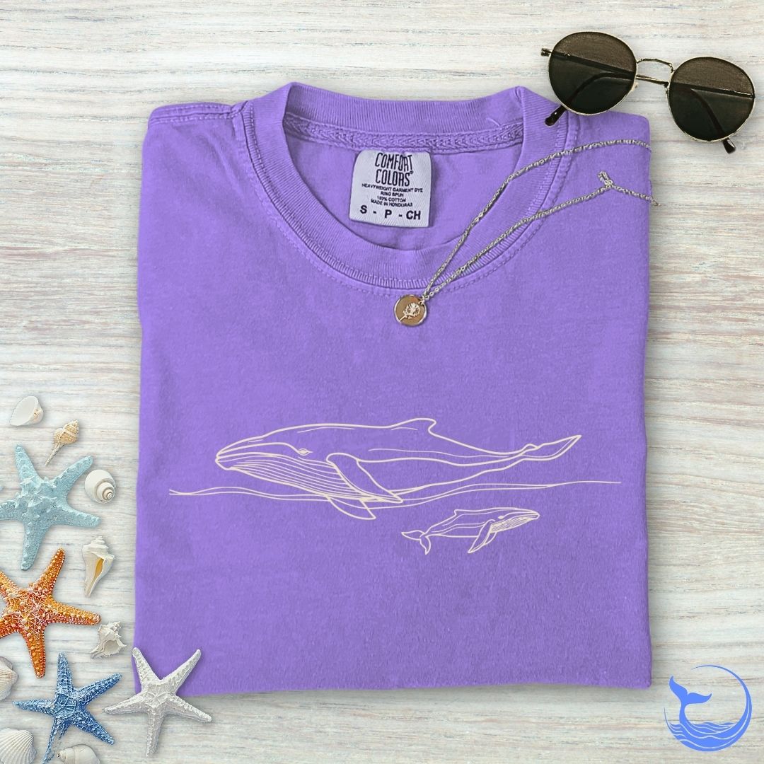 Humpback Whale Comfort Colors T-Shirt