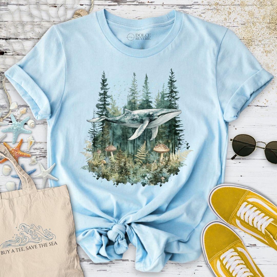 Forest Whale Dreams T-Shirt
