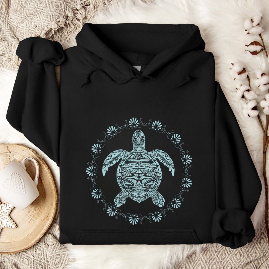 Mandala Turtle Hoodie