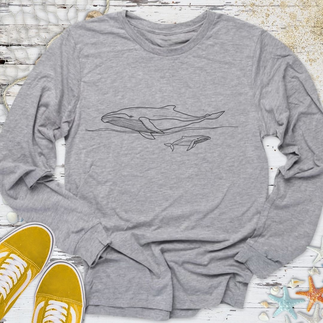 Humpback Whale Long Sleeve Tee