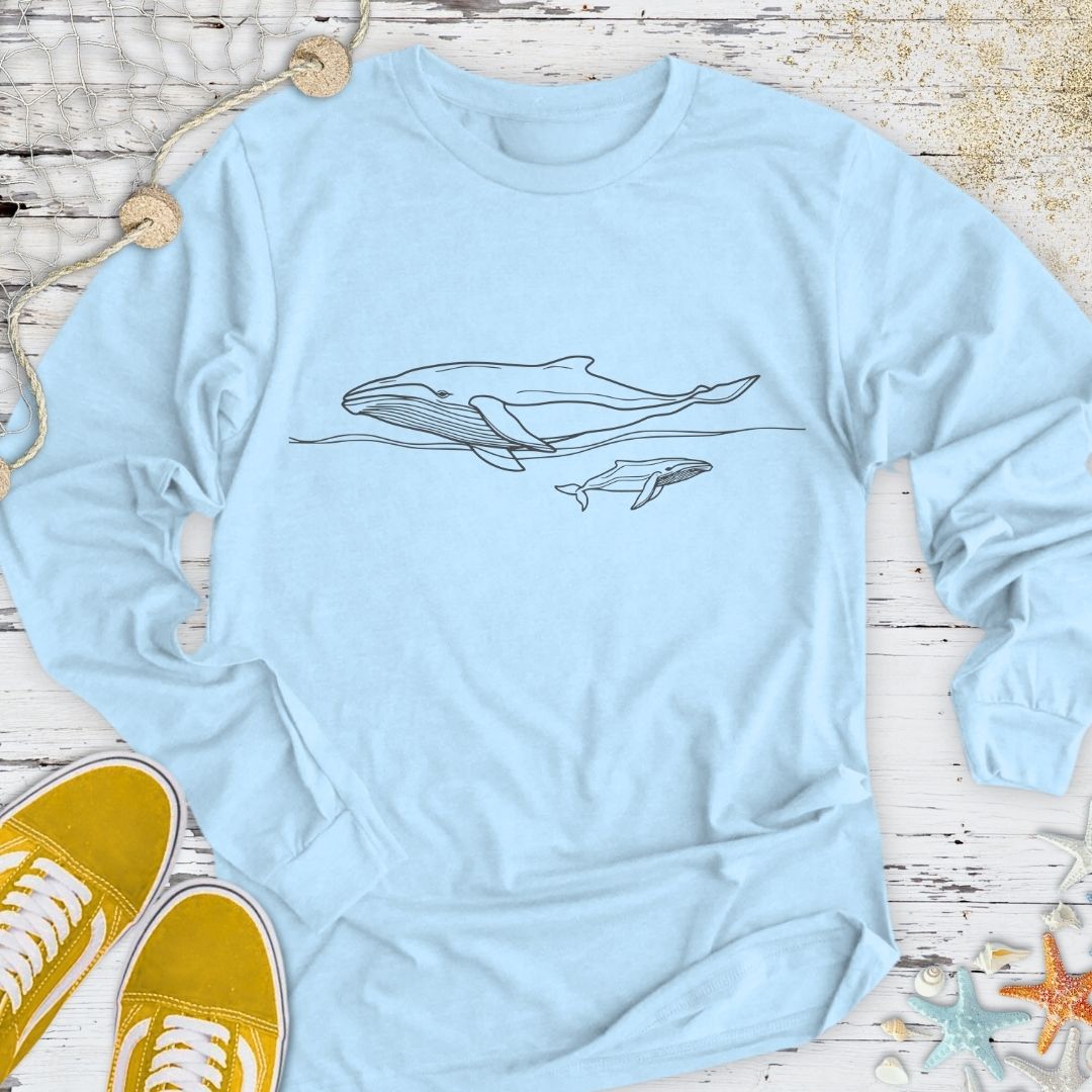 Humpback Whale Long Sleeve Tee