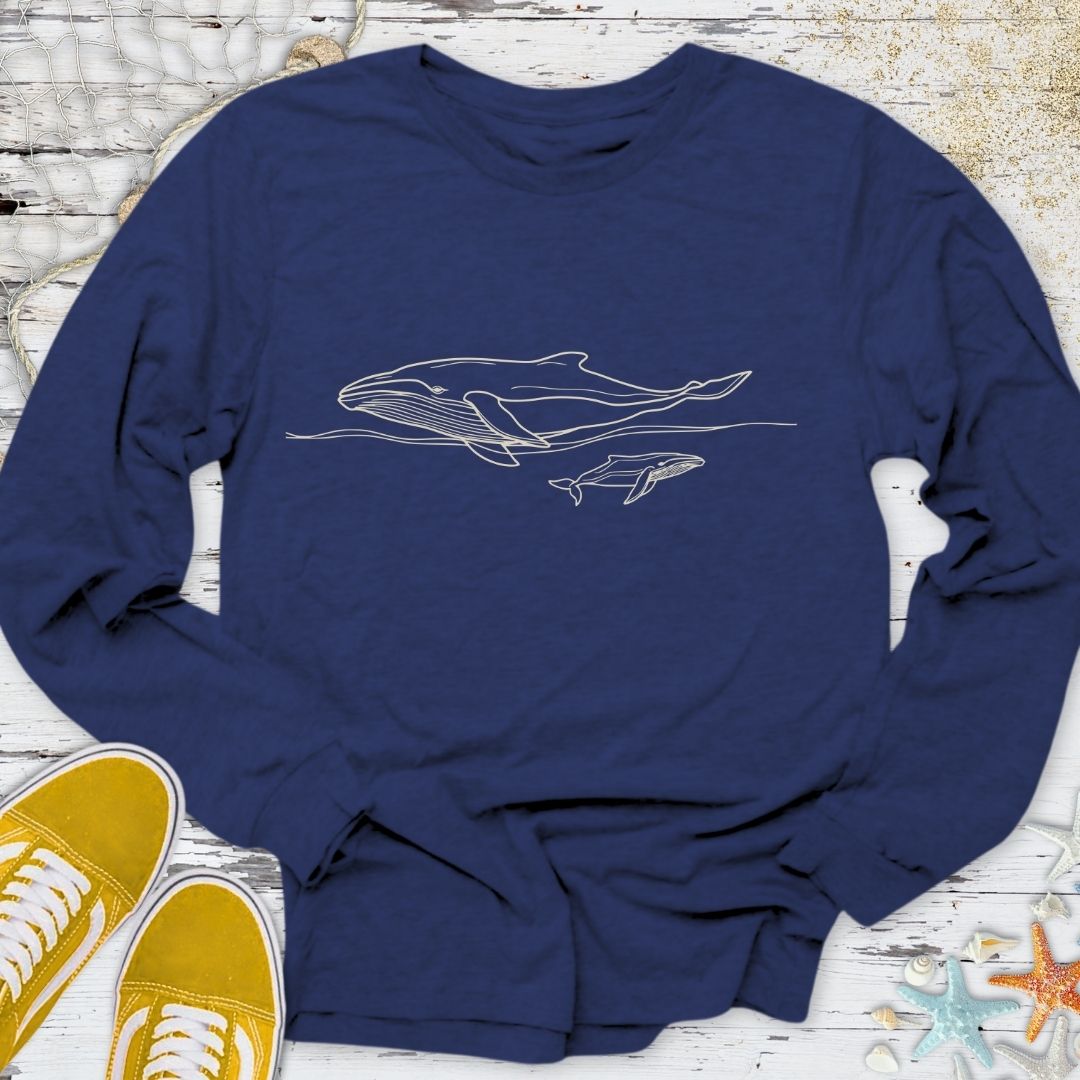 Humpback Whale Long Sleeve Tee