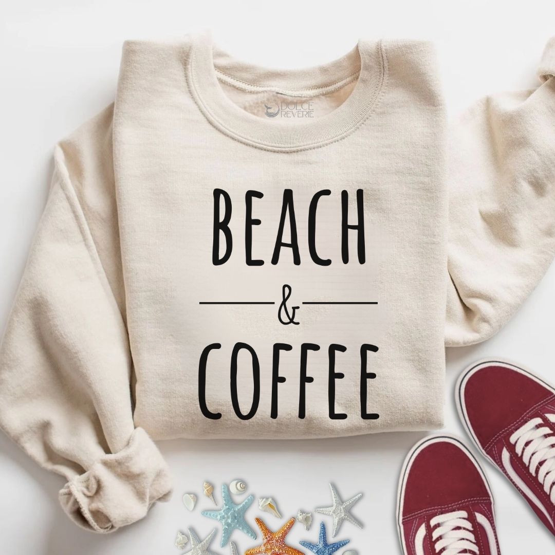 Beach & Coffee Sweatshirt