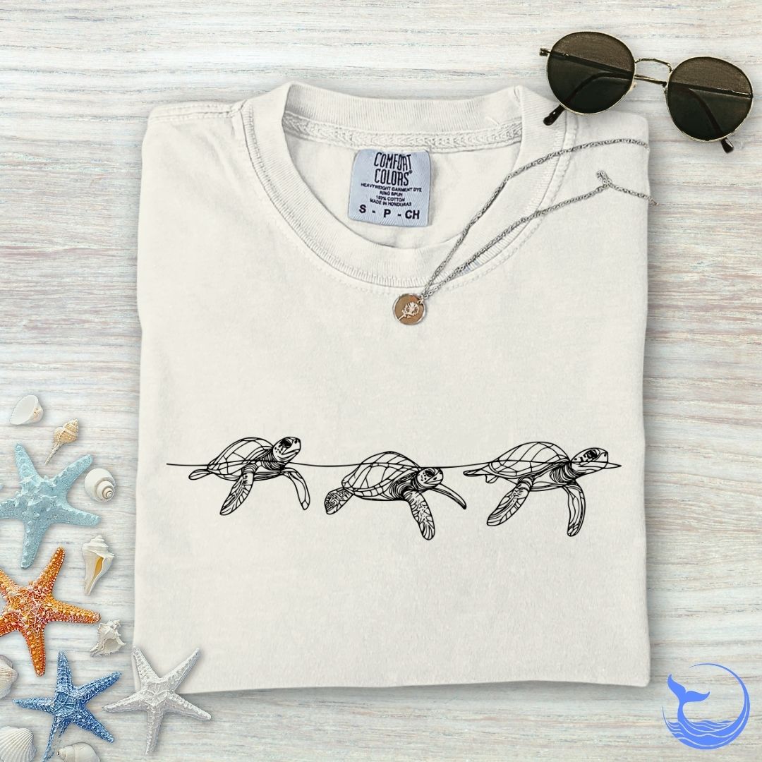 3 Turtles Comfort Colors T-Shirt