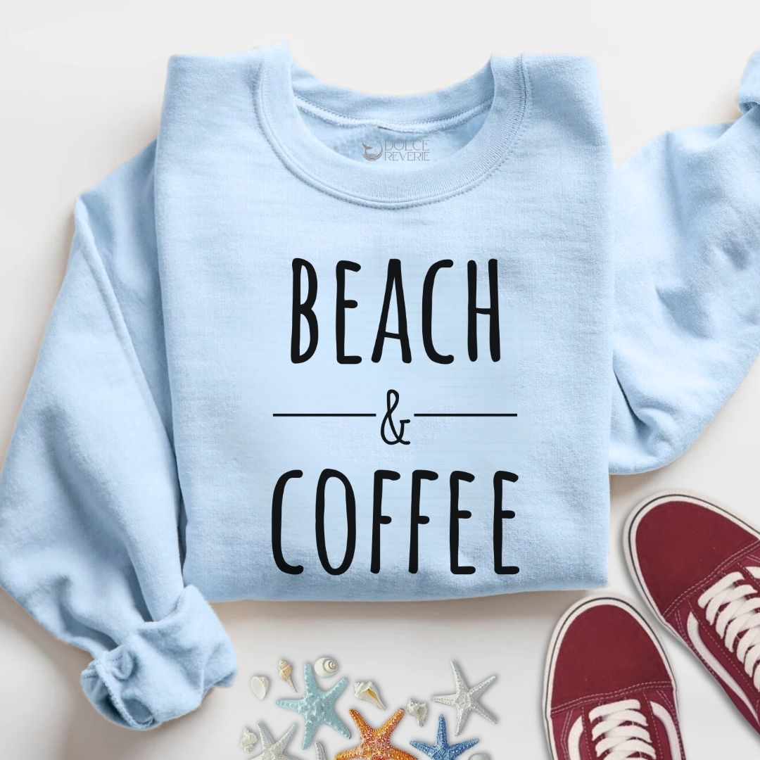 Beach & Coffee Sweatshirt