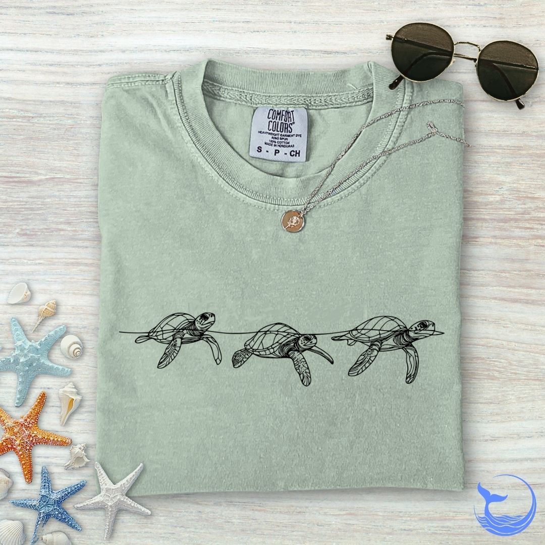 3 Turtles Comfort Colors T-Shirt