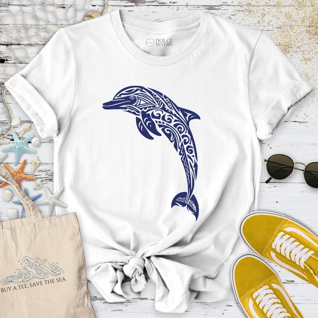 Tribal Dolphin T-Shirt