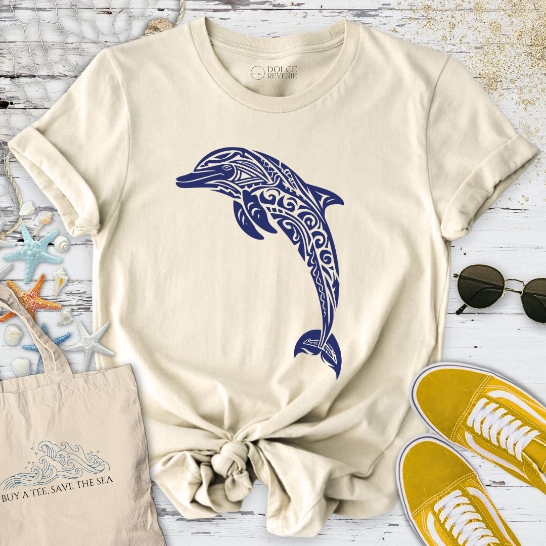 Tribal Dolphin T-Shirt