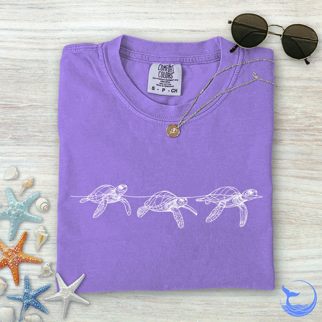 3 Turtles Comfort Colors T-Shirt