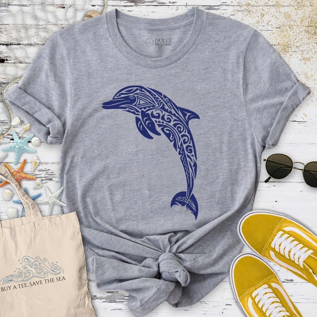Tribal Dolphin T-Shirt