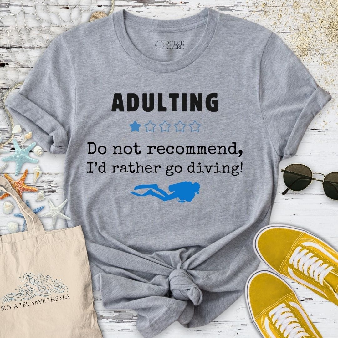 Adulting, Do Not Recommend T-Shirt Sport Grey / S