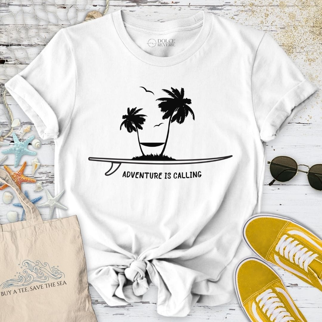 Adventure is Calling T-Shirt White / S