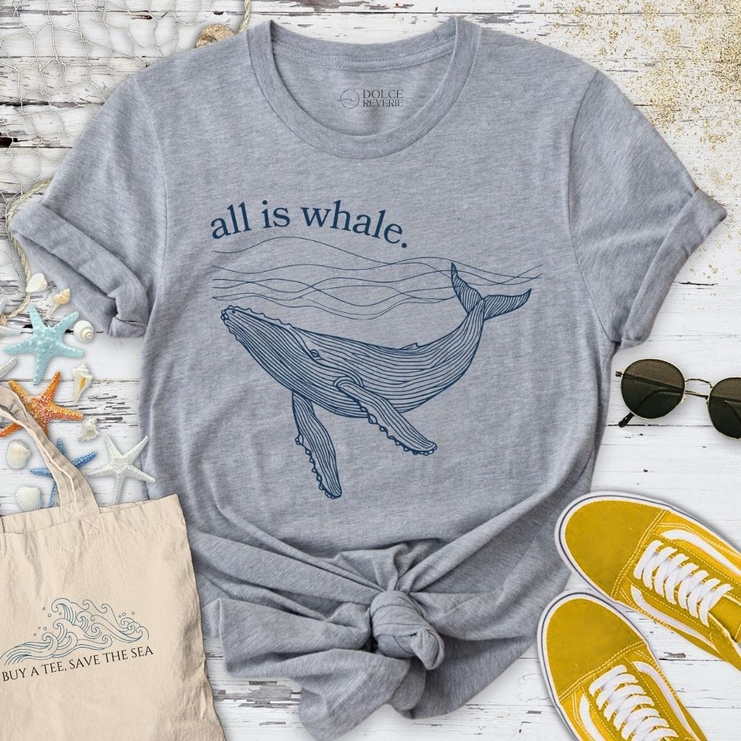 All Is Whale T-Shirt Sport Grey / S
