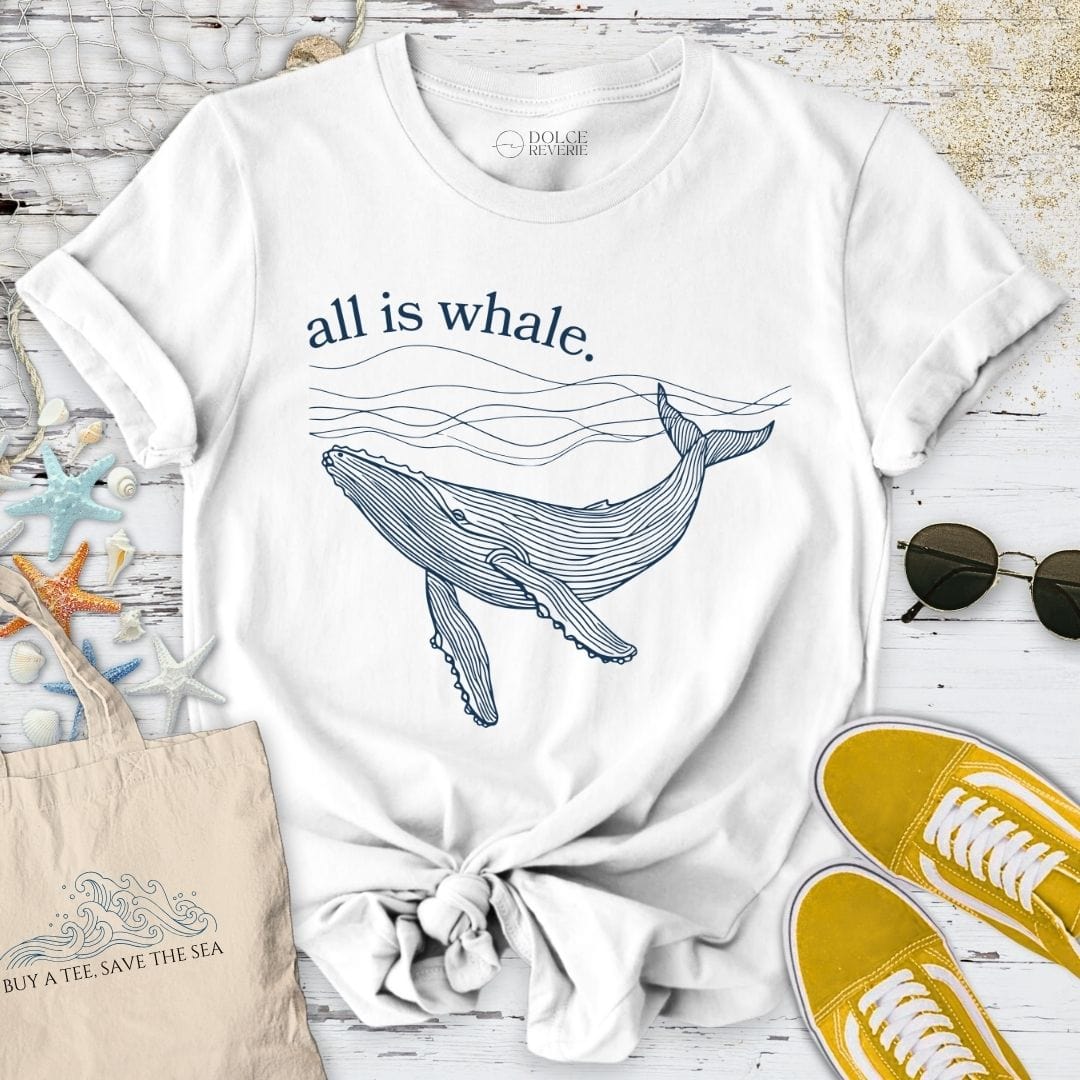 All Is Whale T-Shirt White / S