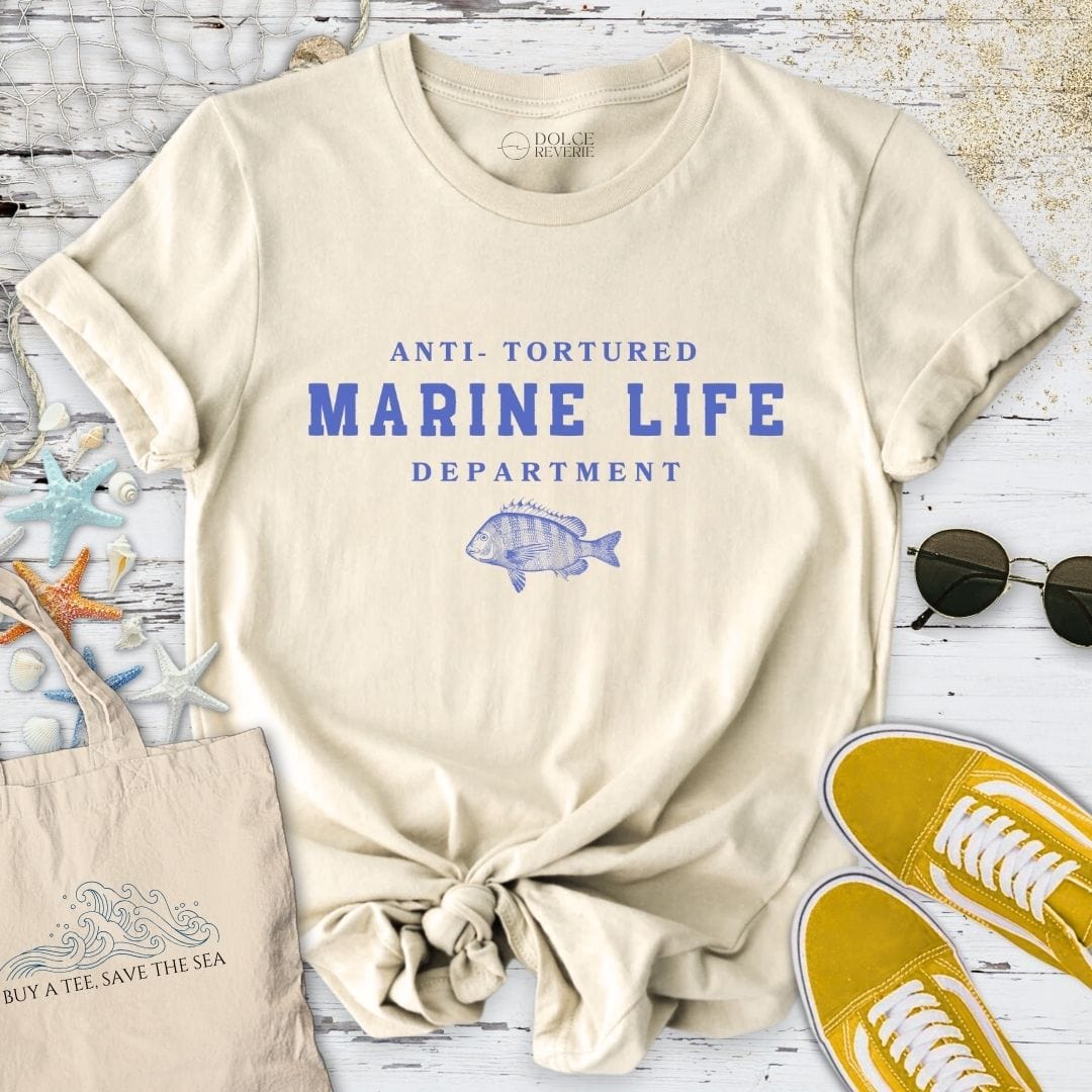 Anti-Tortured Marine Life Department T-Shirt Natural / S