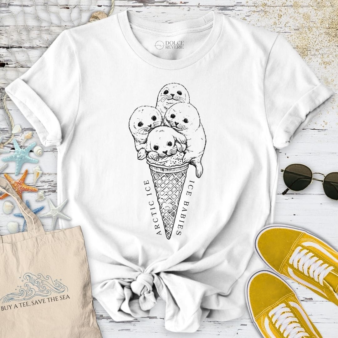 Arctic Ice Ice Babies T-Shirt White / S