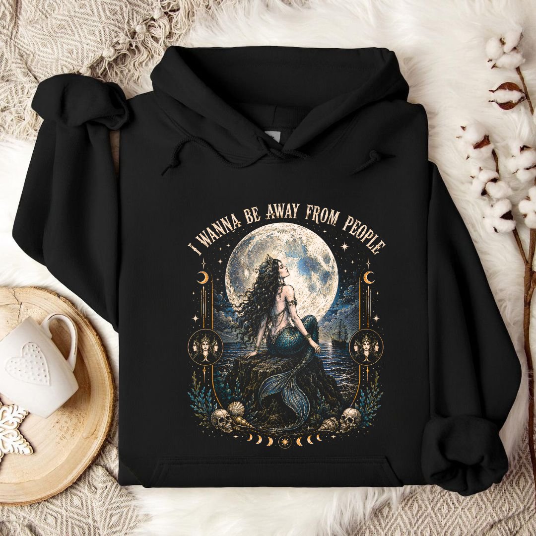 I Wanna Be Away From People Hoodie