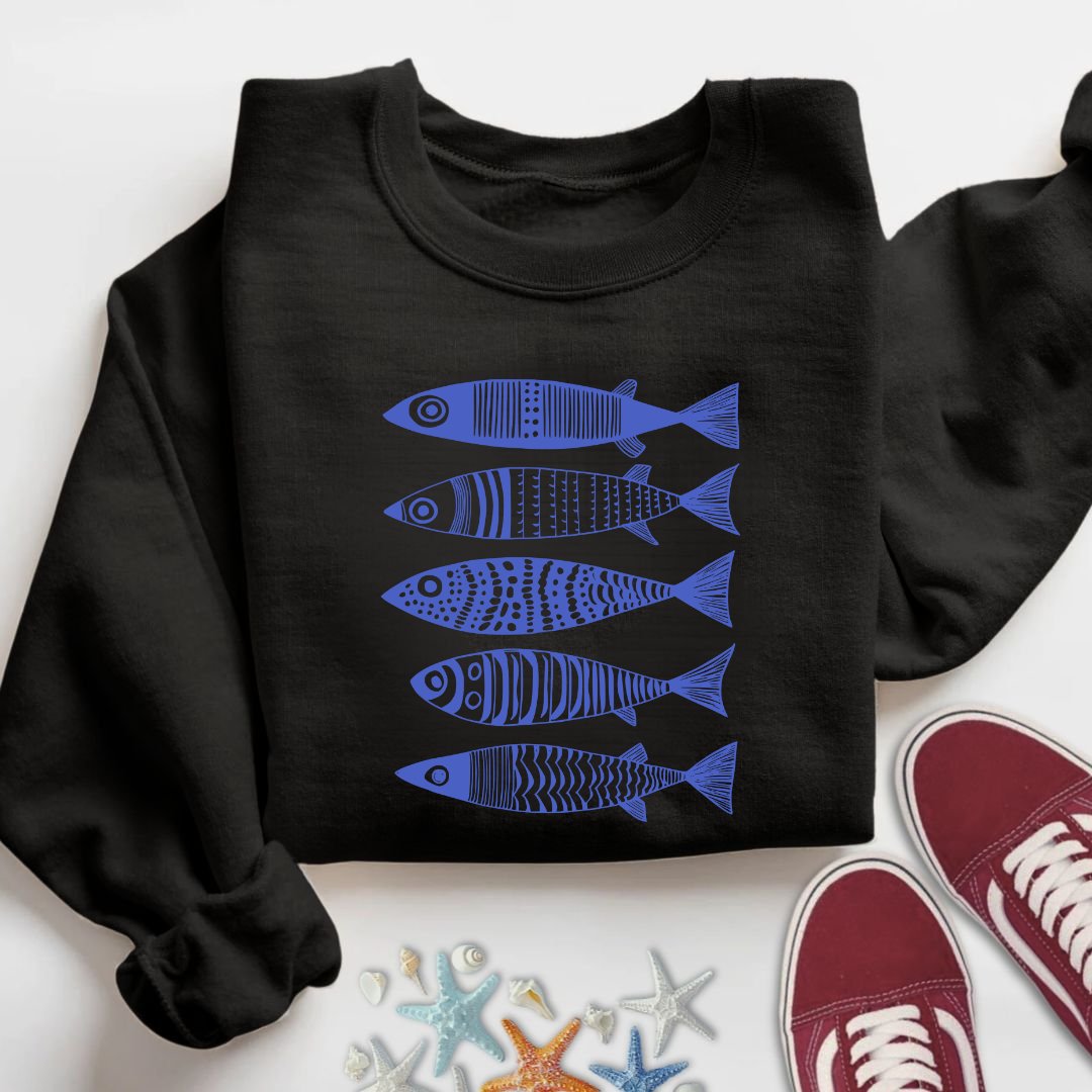 Blue Sardines Sweatshirt