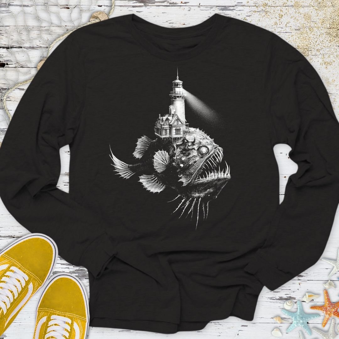 Lighthouse Anglerfish Long Sleeve Tee
