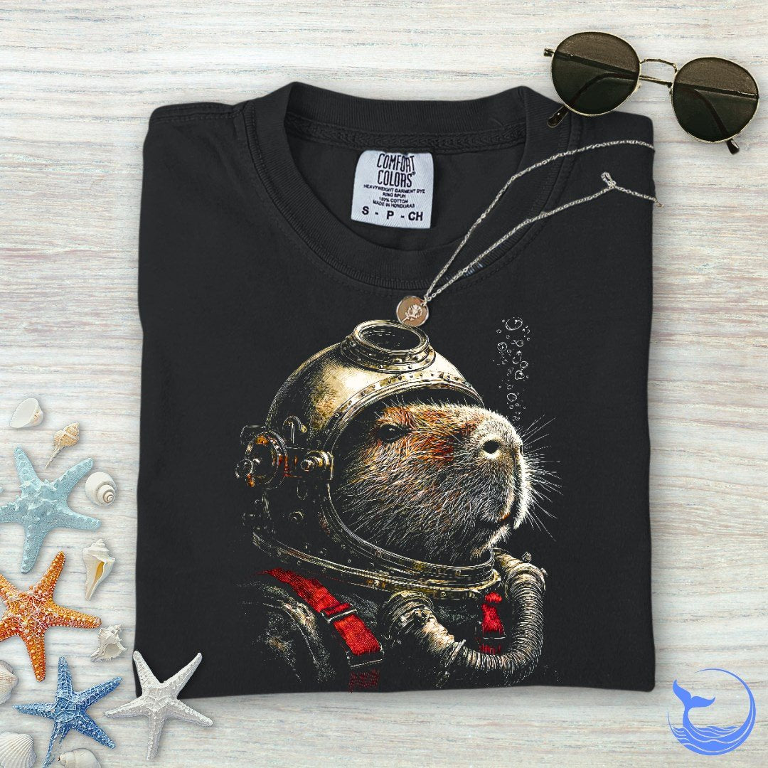 Deep Sea Capybara Comfort Colors T-Shirt