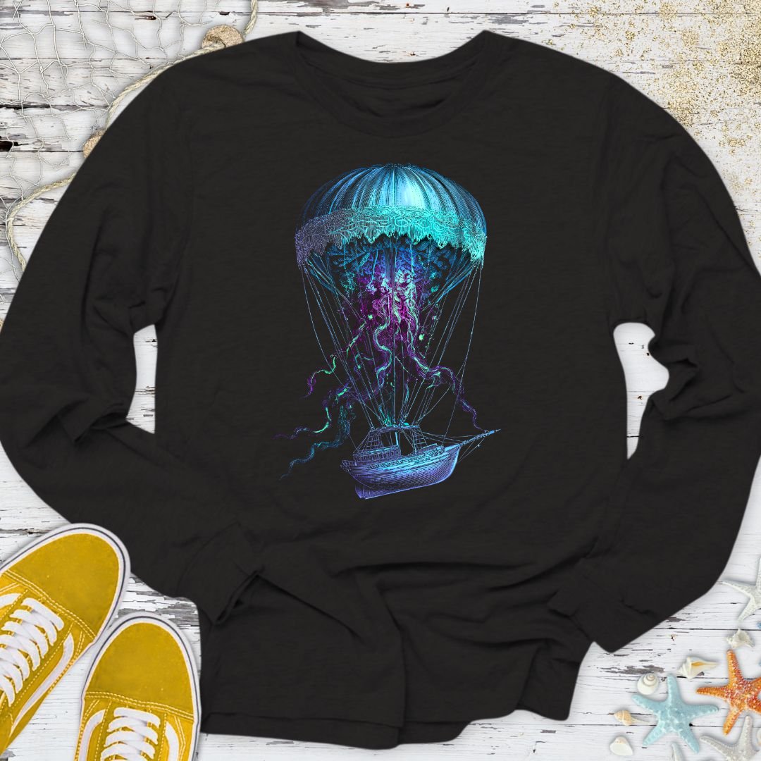 Jellyfish Air Balloon Long Sleeve Tee