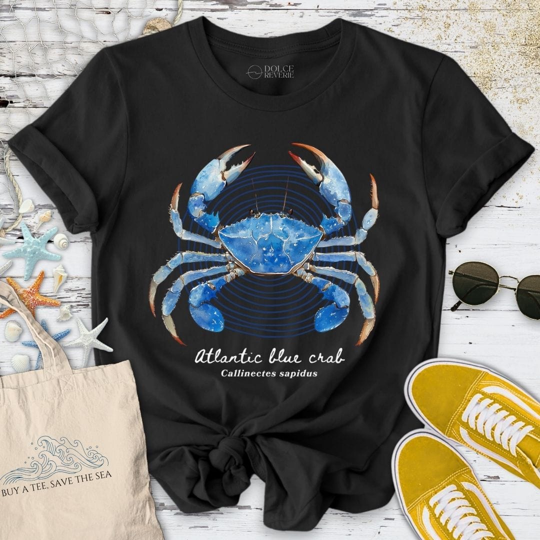 Blue Crab Artist Series T-Shirt Black / S