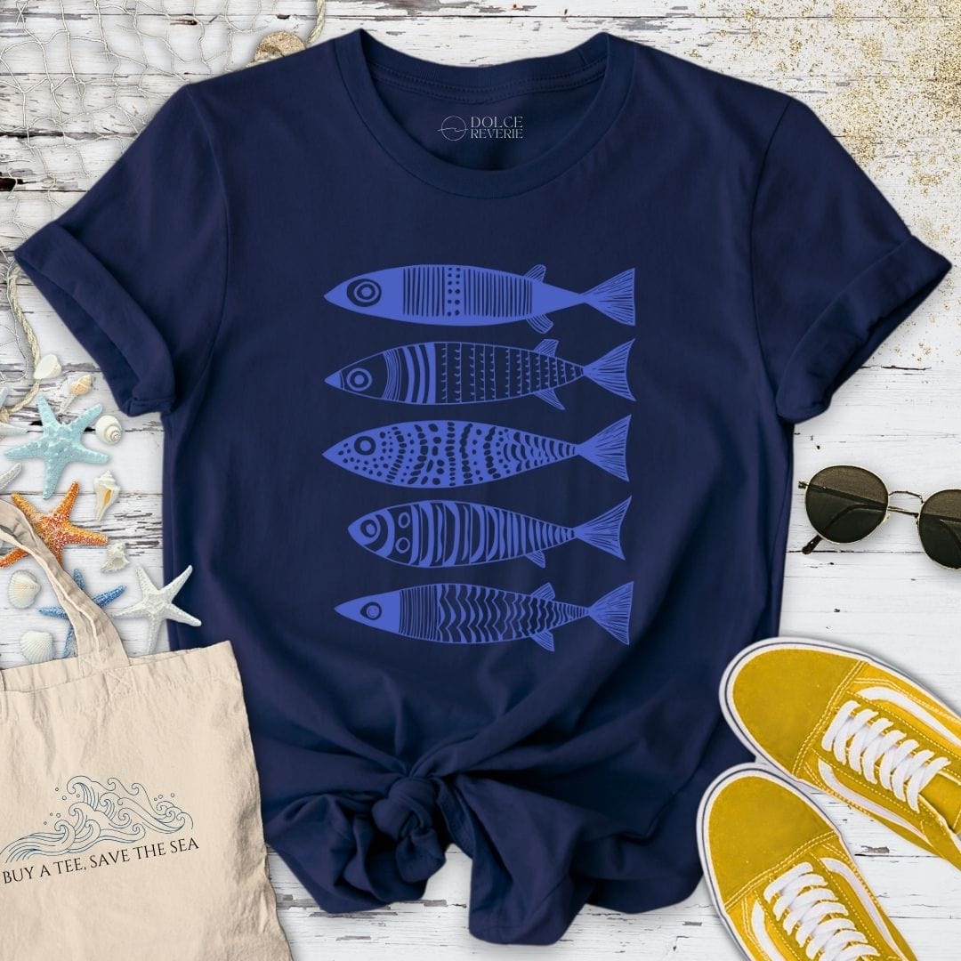 Blue Sardines T-Shirt Navy / S