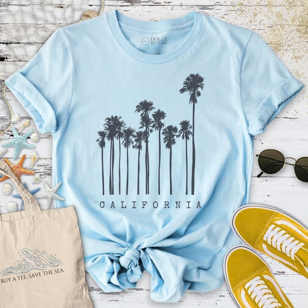 California T-Shirt Light Blue / S