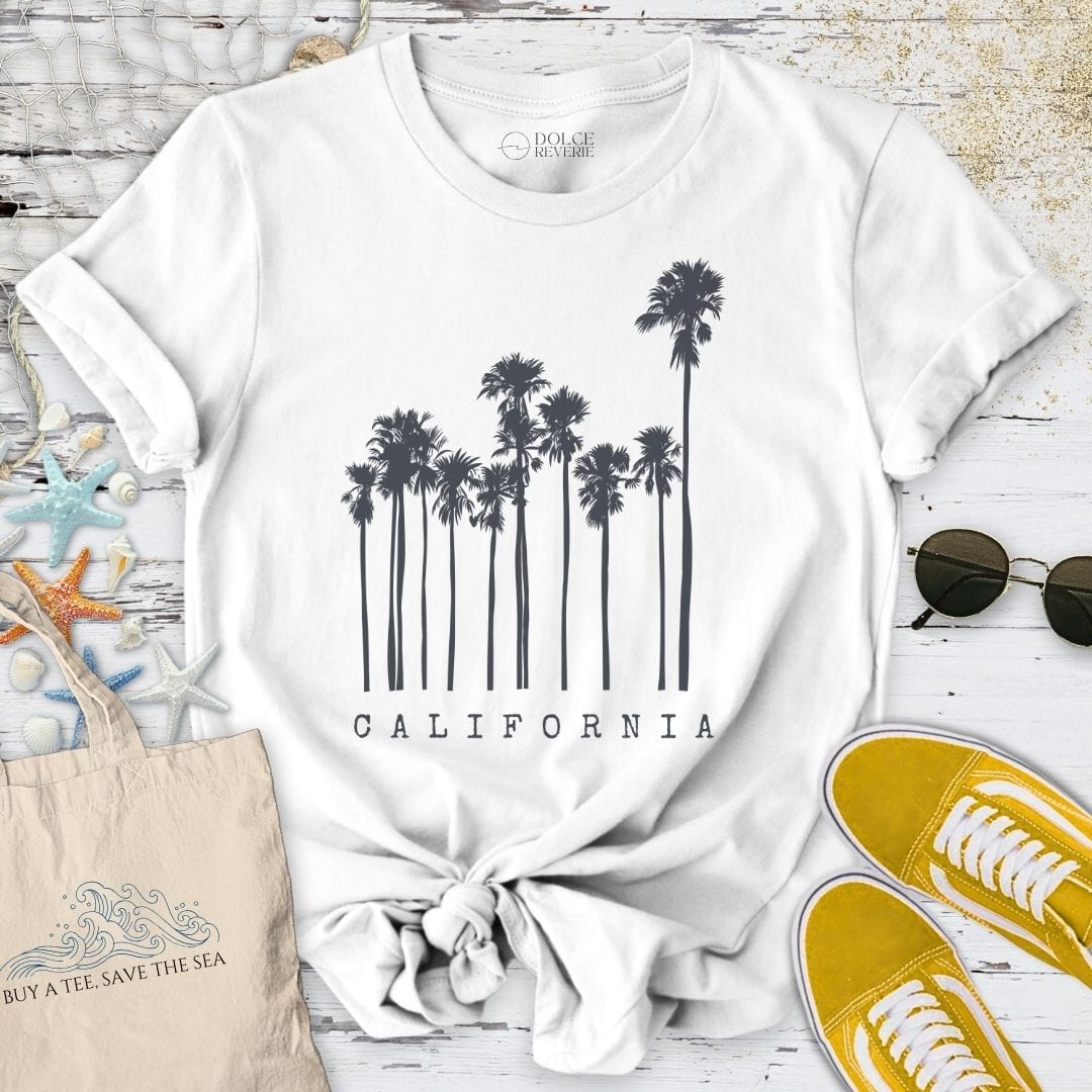 California T-Shirt White / S