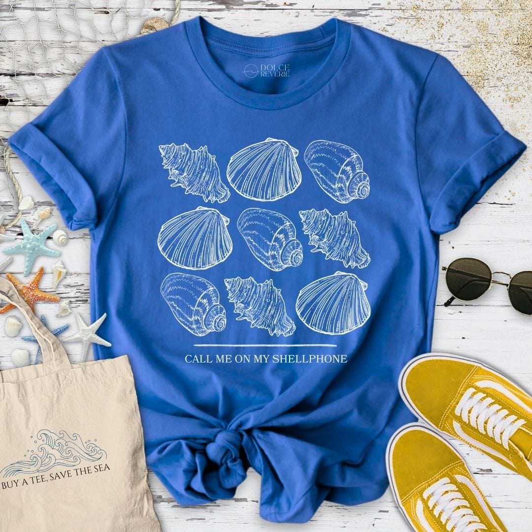 Call Me On My Shellphone T-Shirt Royal / S